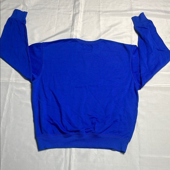 CHAMPION Royal Blue Sweatshirt with Monochromatic Logo - Picture 8 of 8